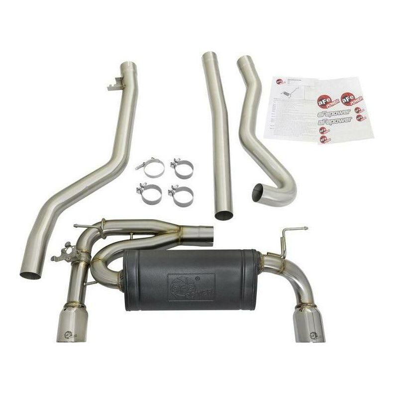 afe POWER MACH Force-Xp 16-17 BMW 340i/340ix/ 3.0L 304 SS Cat-Back Exhaust System - SMINKpower Performance Parts AFE49-36334-P aFe
