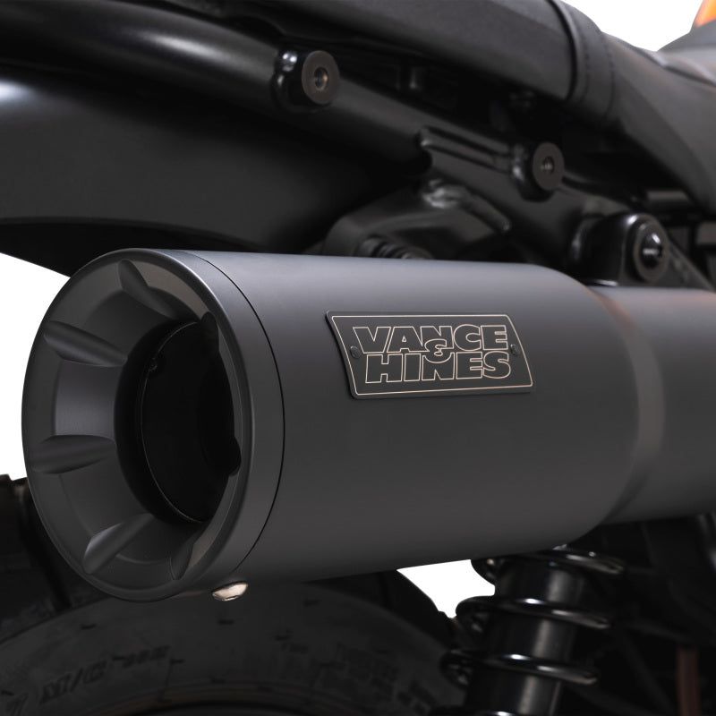 Vance & Hines Honda Cl500 Scrmblr HO S/O Black Slip-On Exhaust-Motorcycle Slip-On-Vance and Hines-VAH48429-SMINKpower Performance Parts