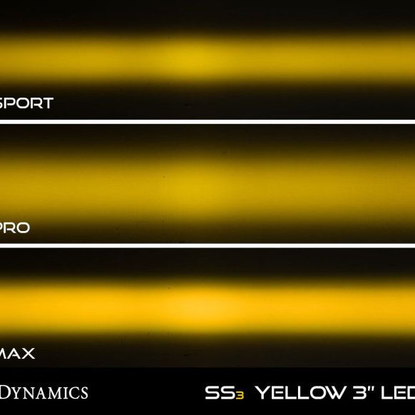 Diode Dynamics SS3 Max ABL - Yellow Combo Standard (Pair)