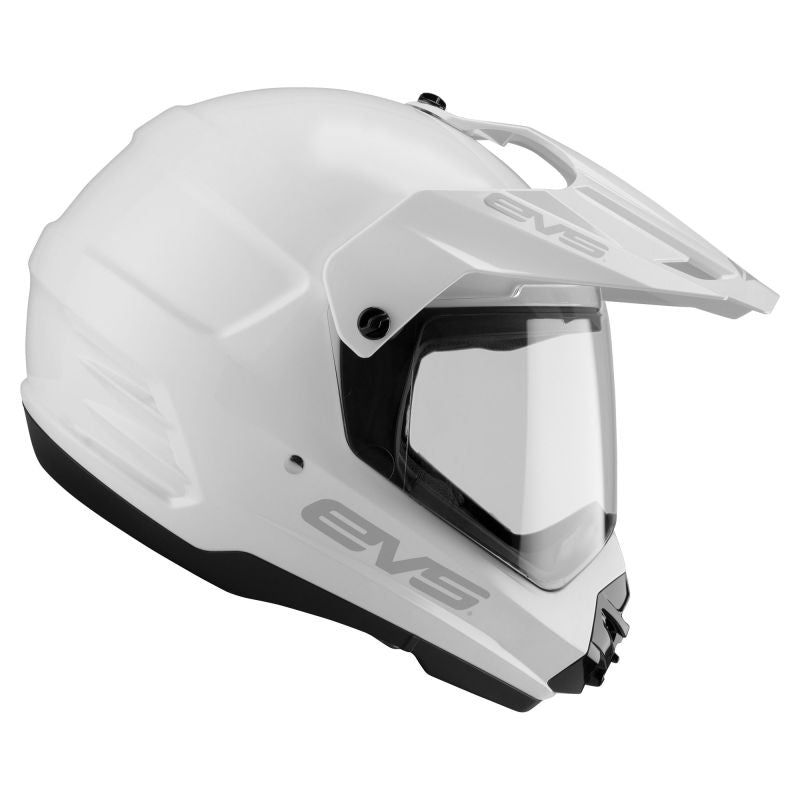 EVS Dual Sport Helmet Venture Solid White - Large-Helmets and Accessories-EVS-EVSDSHE18VS-W-L-SMINKpower Performance Parts