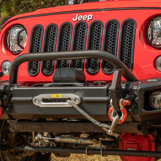 Rugged Ridge Arcus Front Bumper Tube Overrider Black JK