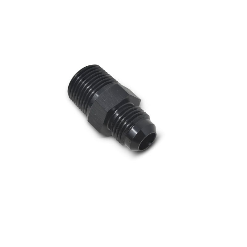 Russell Performance -10 AN to 1/2in NPT Straight Flare to Pipe (Black)-Fittings-Russell-RUS660503-SMINKpower Performance Parts