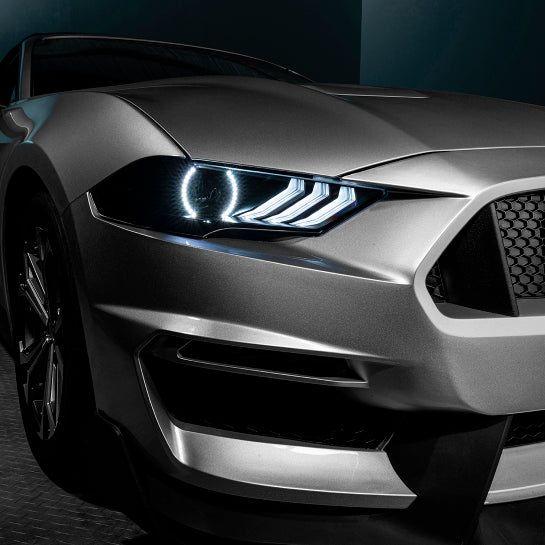 Oracle 18-21 Ford Mustang Dynamic DRL w/ Halo Kit & Sequential Turn Signal - ColorSHIFT SEE WARRANTY