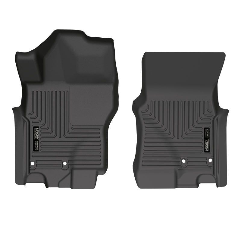 Husky Liners  2022 Nissan Frontier King Cab Ext. Cab/CC  WeatherBeater Black Front Floor Liners