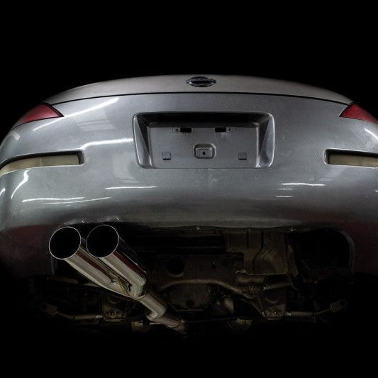 ISR Performance EP (Straight Pipes) Dual Tip Exhaust 4in - Nissan 350Z