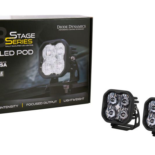 Diode Dynamics SS3 Sport WBL - White SAE Fog Standard (Pair)