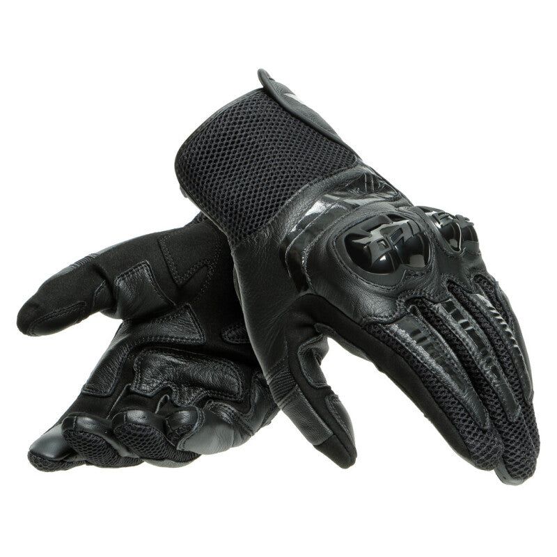 Dainese Mig 3 Unisex Leather Gloves Black/Black - Large