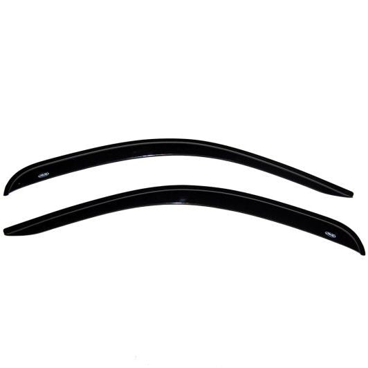 AVS 07-13 Chevy Silverado 1500 Standard Cab Ventvisor Outside Mount Window Deflectors 2pc - Smoke