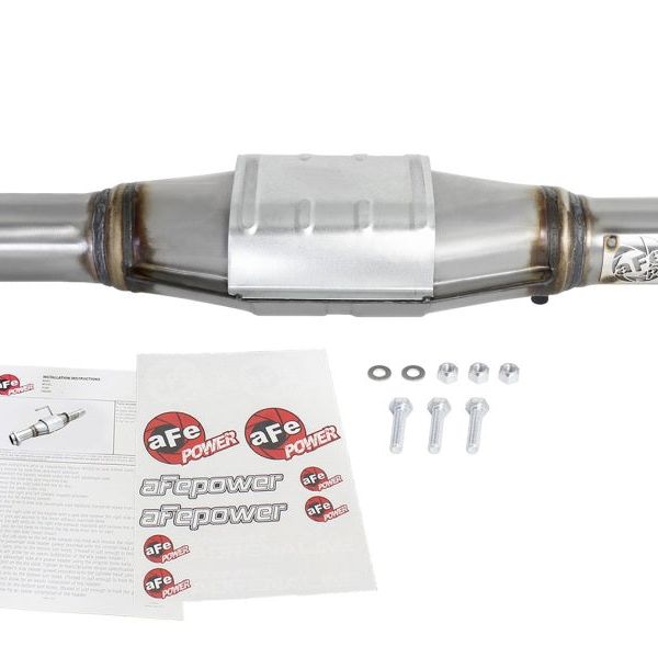 aFe Power Direct Fit Catalytic Converter Replacements Rear 00-03 Jeep Wrangler (TJ) I6-4.0L