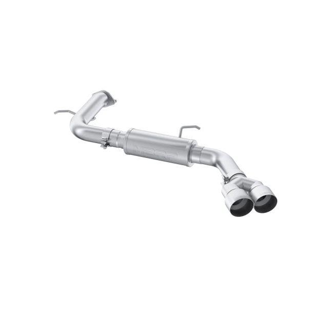 MBRP 21-24 Hyundai Elantra Aluminized Steel 3in Axle-Back Single Rear Exit with Dual Outlet Tip