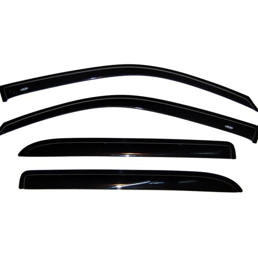 AVS 02-06 Chevy Trailblazer EXT Ventvisor Outside Mount Window Deflectors 4pc - Smoke