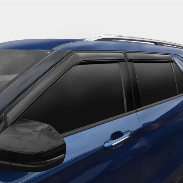 AVS 2020 Ford Explorer Ventvisor Outside Mount Window Deflectors 4pc - Smoke