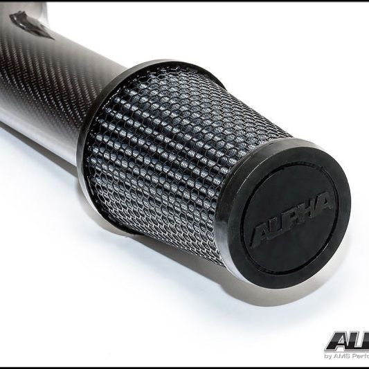 AMS Performance 2009+ Nissan GT-R R35 (CBA/DBA) Alpha Carbon Fiber Intake Pipes for Stock Turbos