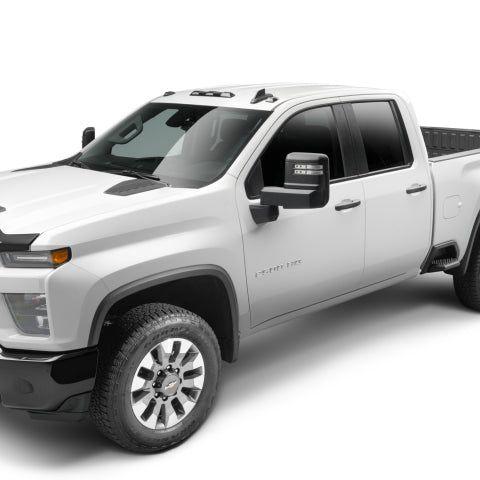 AVS 20-22 Chevrolet Silverado 2500 HD Aeroskin Low Profile Hood Shield - Matte Black