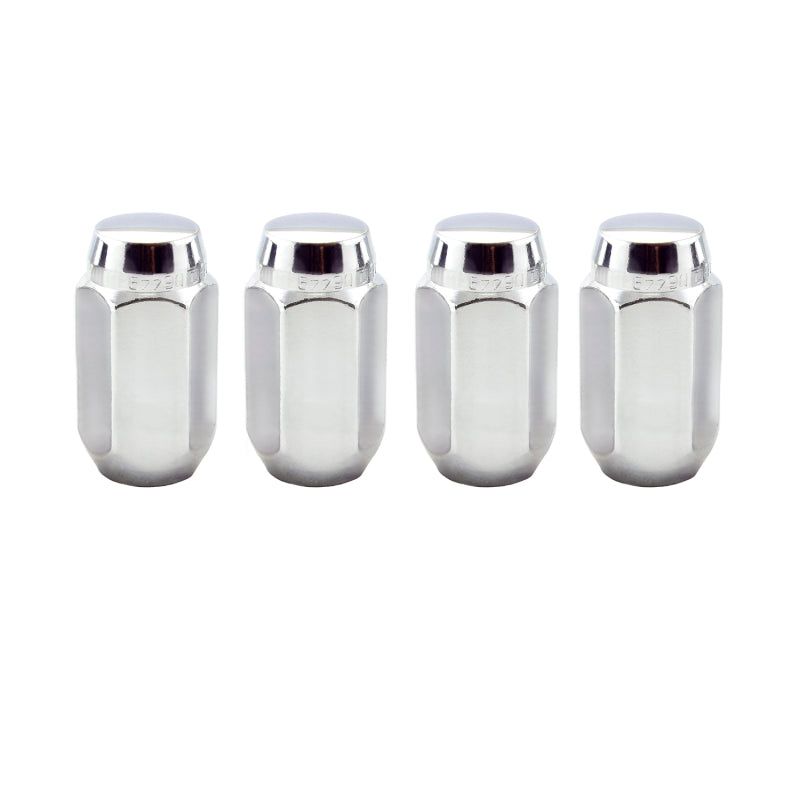 McGard Hex Lug Nut (Cone Seat) M14X1.5 / 22mm Hex / 1.635in. Length (4-Pack) - Chrome-Lug Nuts-McGard-MCG64069-SMINKpower Performance Parts