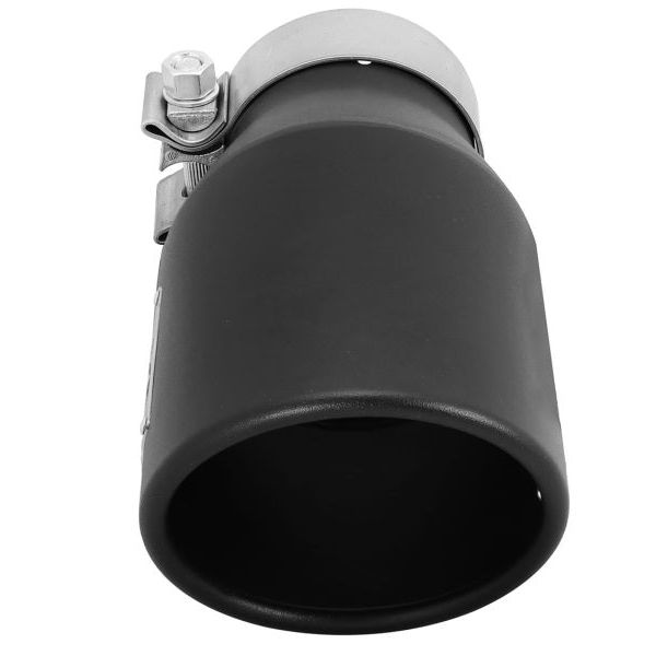 aFe Power Gas Exhaust Tip Black- 3 in In x 4.5 out X 9 in Long Bolt On (Black)-Catback-aFe-AFE49T30451-B09-SMINKpower Performance Parts
