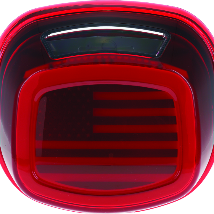 Kuryakyn Freedom Taillight Red Lens With License Light