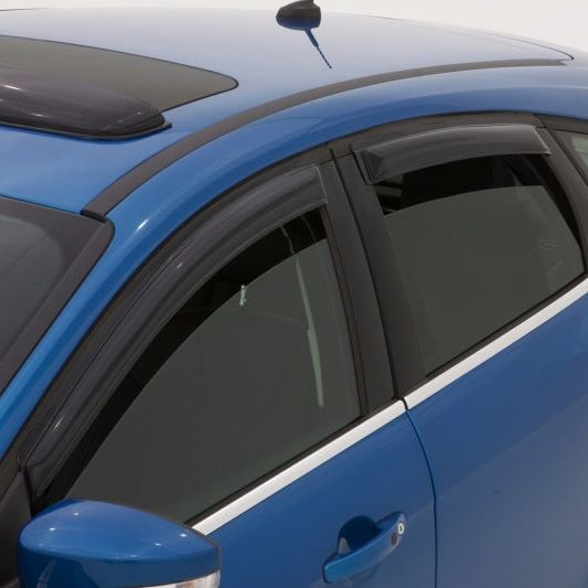 AVS 12-18 Ford Focus Ventvisor Outside Mount Window Deflectors 4pc - Smoke