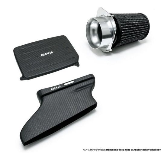 AMS Performance 14-18 Mercedes-Benz CLA 45 AMG 2.0T Alpha Intake System w/Carbon Fiber Duct & Lid