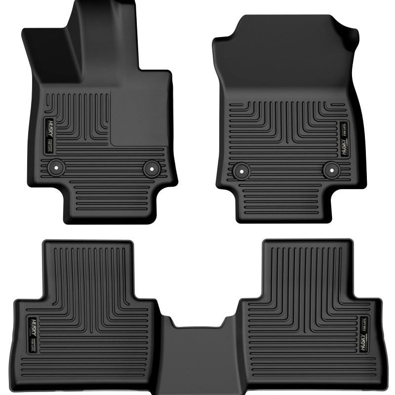 Husky Liners 22-23 Lexus NX250/NX350 Weatherbeater Black Front & 2nd Seat Floor Liners