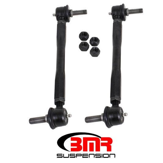 BMR 05-14 S197 Mustang Front Sway Bar End Link Kit - Black