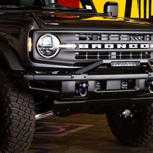 DV8 Offroad 21-22 Ford Bronco Factory Modular Front Bumper Bull Bar