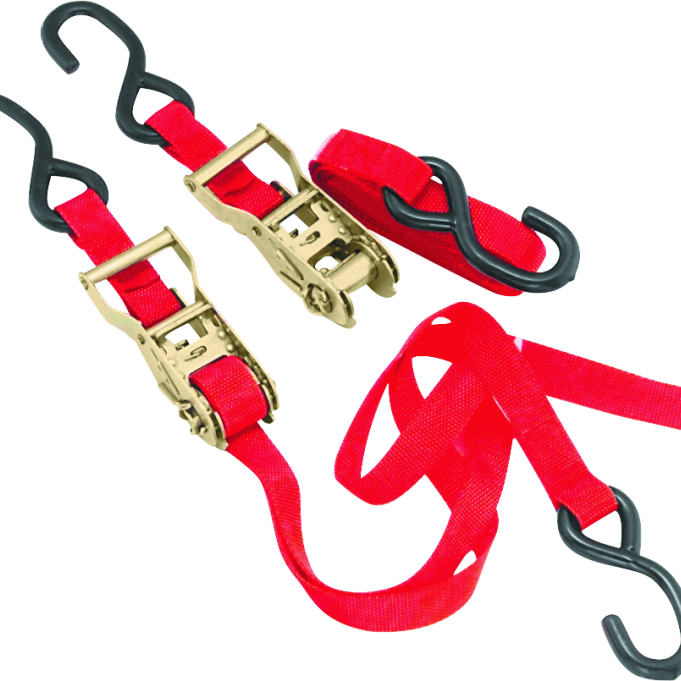 BikeMaster Tiedown 1in Rachet - Red