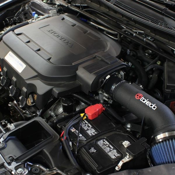 aFe Takeda Intake Stage-2 PRO 5R 13-14 Honda Accord V6-3.5L (Black)-Cold Air Intakes-aFe-AFETR-1021B-R-SMINKpower Performance Parts
