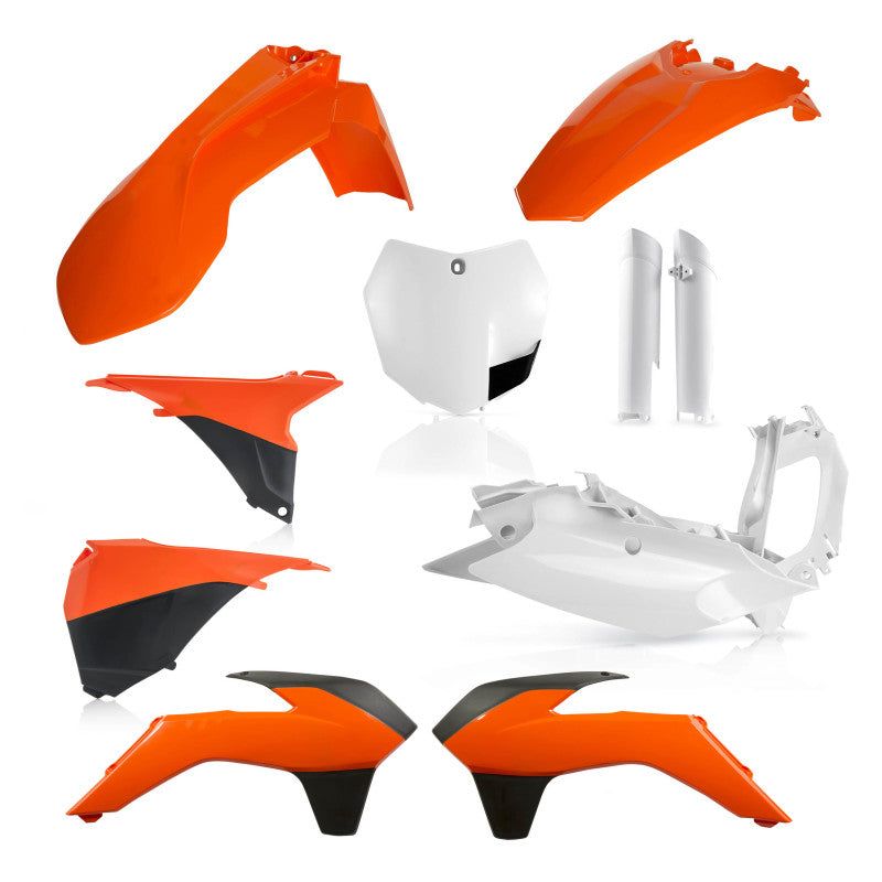 Acerbis 13-14 KTM SX/SX-F/XC/XC-F 125-450 Full Plastic Kit - 16 Orange