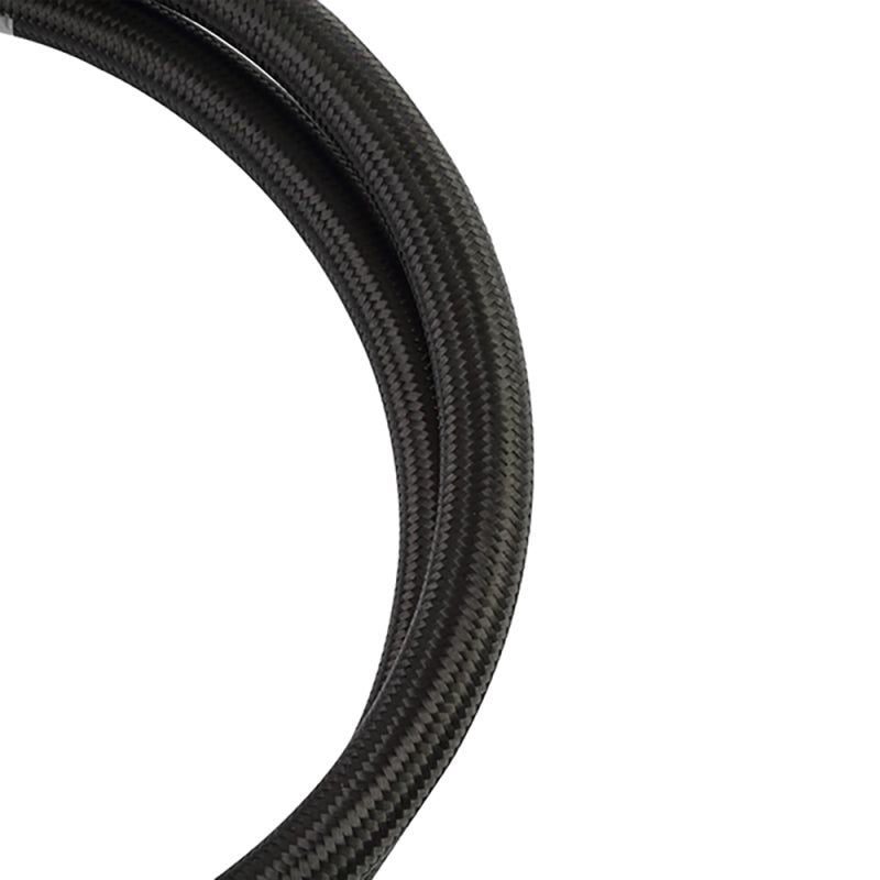 Mishimoto 10Ft Stainless Steel Braided Hose w/ -10AN Fittings - Black-Oil Line Kits-Mishimoto-MISMMSBH-10120-CB-SMINKpower Performance Parts