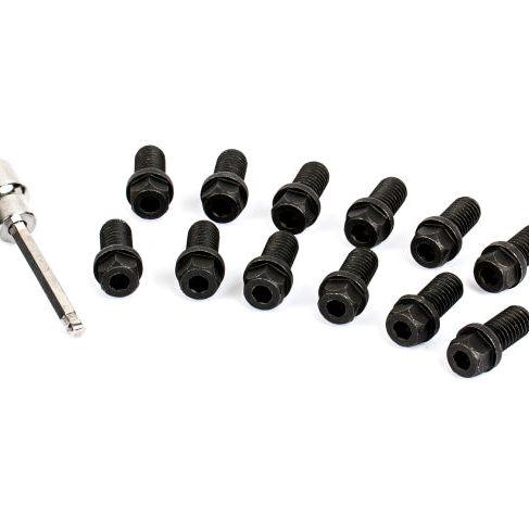 Cometic Header Bolts 3/8 - 16 3/4in Grade 5 Black Oxide Finish With Hex and Socket Head