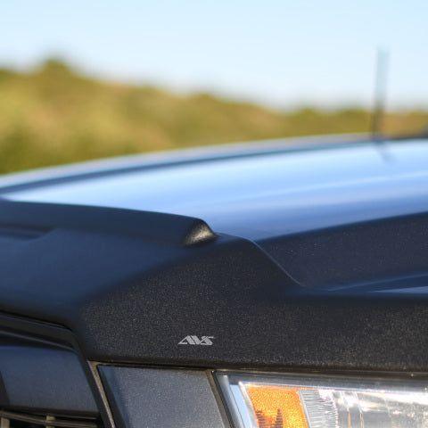 AVS 09-14 Ford F-150 Aeroskin II Textured Low Profile Hood Shield - Black