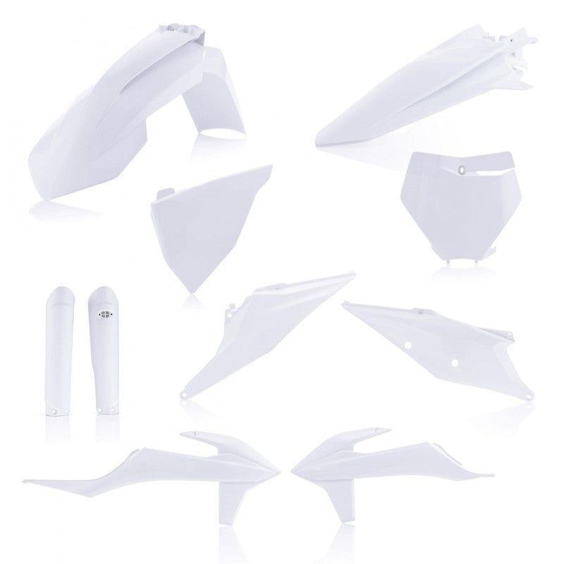 Acerbis 19-22 KTM 125-450 SX/ SX-F/ XC-F/ XC/ XC-tpi Full Plastic Kit - 20 White-Plastics-Acerbis-ACB2726496811-SMINKpower Performance Parts