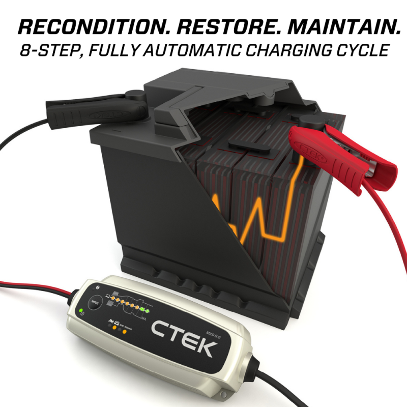 CTEK Battery Charger - MXS 5.0 4.3 Amp 12 Volt-Battery Chargers-CTEK-CTEK40-206-SMINKpower Performance Parts