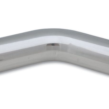 Vibrant 1in O.D. Universal Aluminum Tubing (45 Degree Bend) - Polished