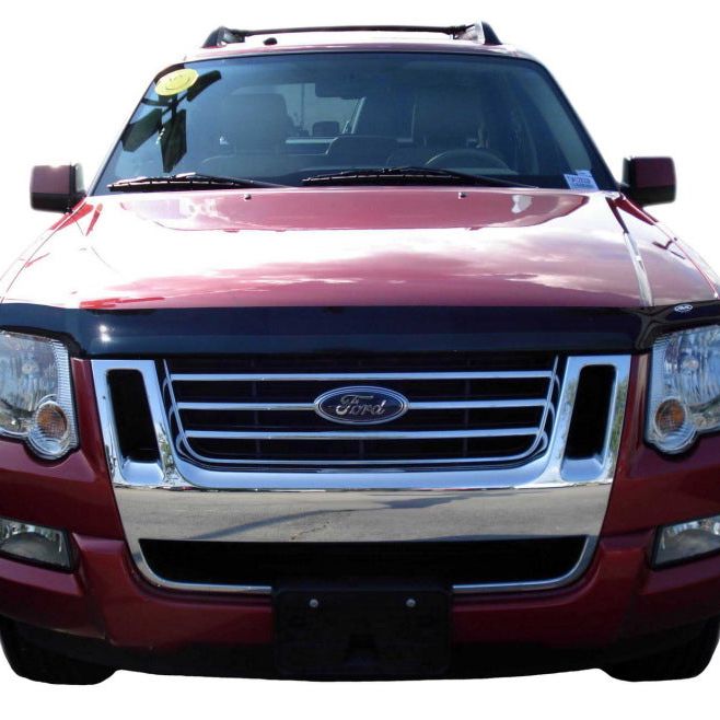 AVS 06-10 Ford Explorer High Profile Bugflector II Hood Shield - Smoke