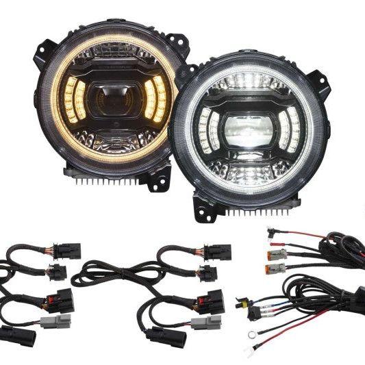 Diode Dynamics 18-23 Jeep JL Wrangler Elite Max LED Headlamps