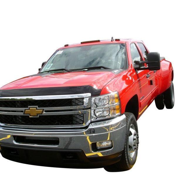 AVS 11-14 Chevy Silverado 2500 Aeroskin Low Profile Acrylic Hood Shield - Smoke