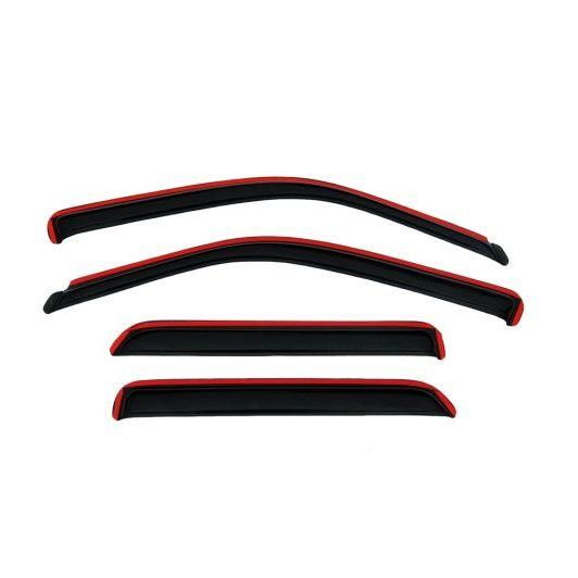 AVS 05-10 Jeep Grand Cherokee Ventvisor In-Channel Front & Rear Window Deflectors 4pc - Smoke