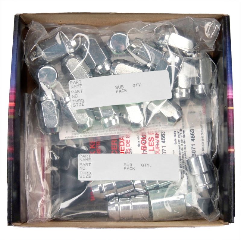 McGard 4 Lug Hex Install Kit w/Locks (Cone Seat Nut) M12X1.5 / 13/16 Hex / 1.5in. Length - Chrome-Lug Nuts-McGard-MCG84457-SMINKpower Performance Parts