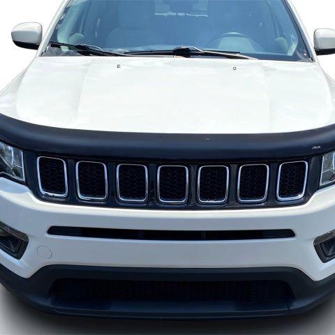 AVS 17-22 Jeep Compass Carflector Low Profile Hood Shield - Smoke