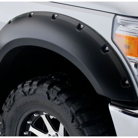 Bushwacker 11-16 Ford F-250 Super Duty Pocket Style Flares 2pc - Black