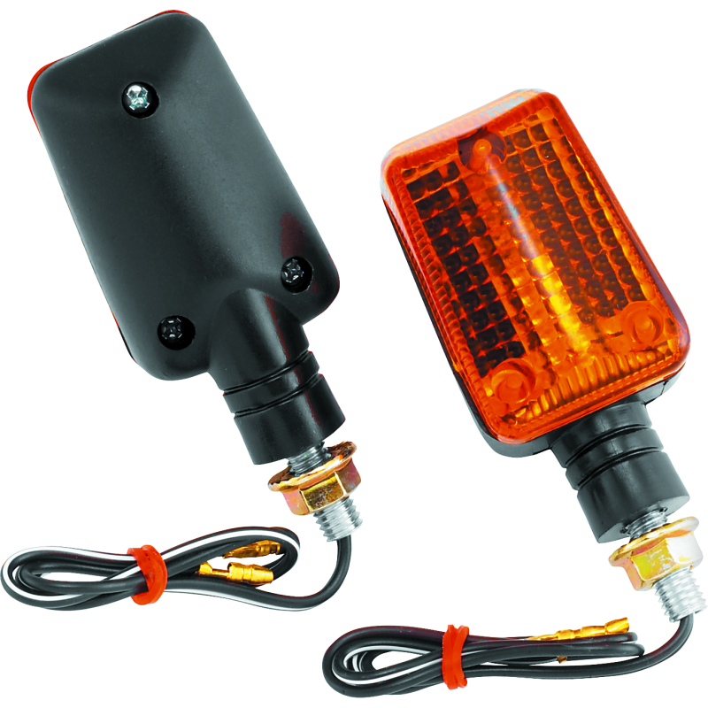 BikeMaster Universal Ministalk Marker Light - Black/Amber