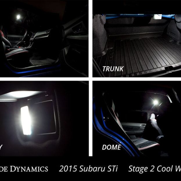 Diode Dynamics 15-19 Subaru WRX Interior Light Kit Stage 2 - Cool - White-Bulbs-Diode Dynamics-DIODD0267-SMINKpower Performance Parts