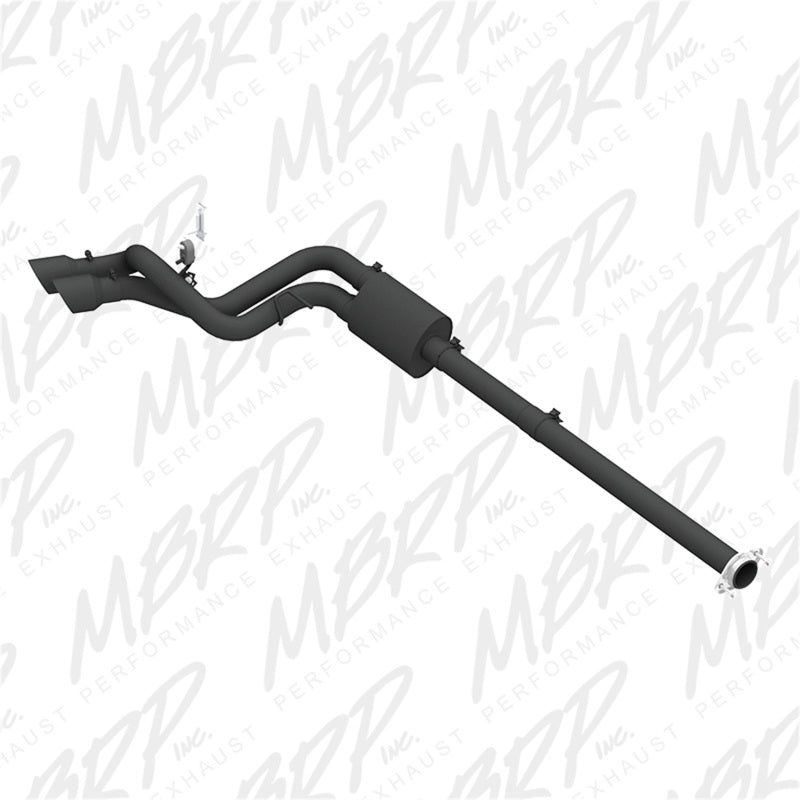 MBRP 09-14 Ford F150 Pre-Axle 4.5in OD Tips Dual Outlet 3in Black Coated Cat Back Exhaust-Catback-MBRP-MBRPS5261BLK-SMINKpower Performance Parts