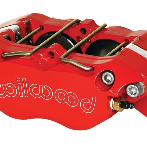 Wilwood Caliper-Dynapro 5.25in Mount - Red 1.75in Pistons .81in Disc-Brake Calipers - Perf-Wilwood-WIL120-9693-RD-SMINKpower Performance Parts