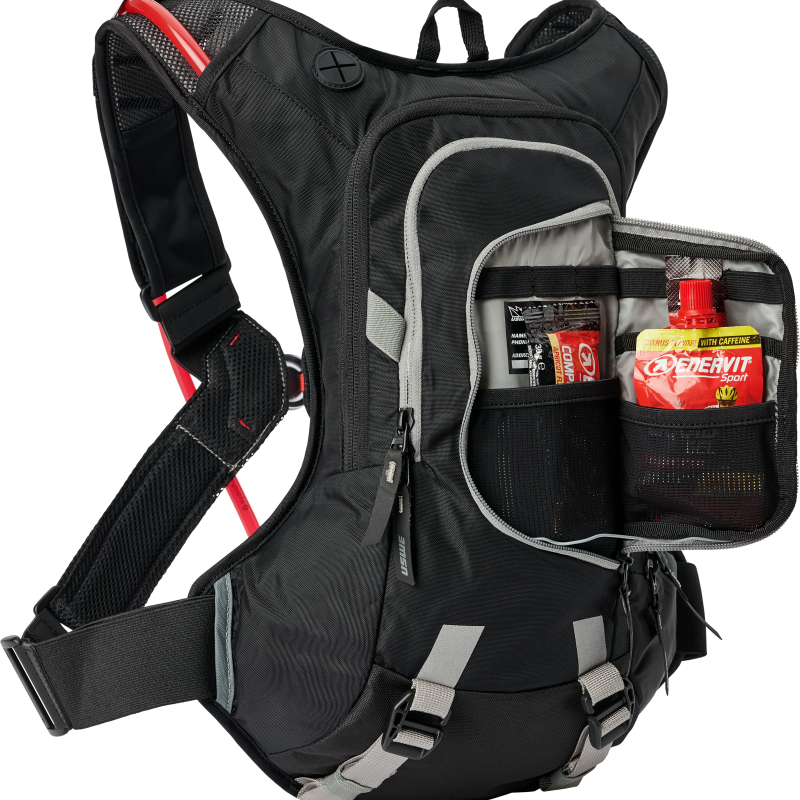 USWE Moto Hydro XTR Dirt Biking Hydration Pack 8L - Black-Bags - Hydration Packs-USWE-USW208059001-SMINKpower Performance Parts