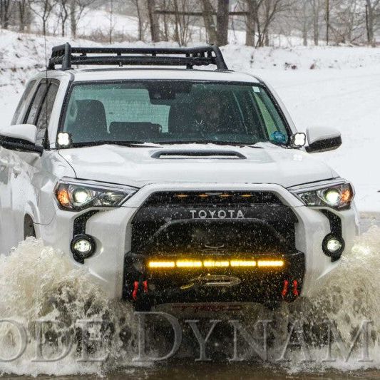 Diode Dynamics 10-21 Toyota 4Runner SS3 LED Ditch Light Kit - Yellow Pro Combo