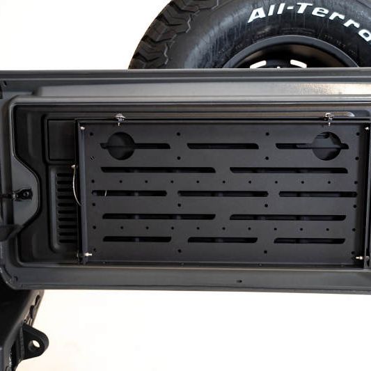 DV8 Jeep JL Tailgate Mounted Table (Trail Table) - Black-Tailgate Accessories-DV8 Offroad-DVETTJL-01-SMINKpower Performance Parts