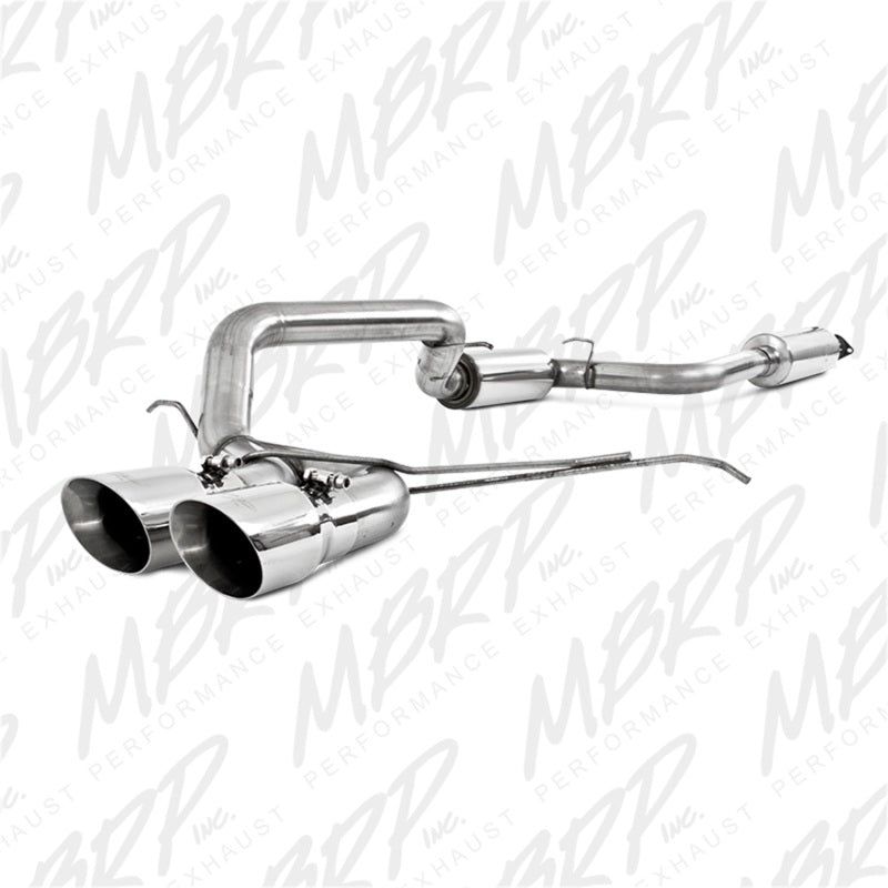 MBRP 13-14 Ford Focus ST 2.0L EcoBoost Dual Center Outlet T409 3in Cat Back-Catback-MBRP-MBRPS4200409-SMINKpower Performance Parts